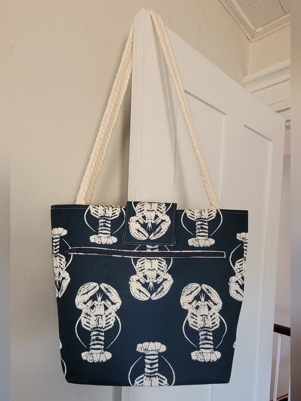 Canvas Tote Bag with Rope Handles